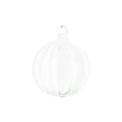 Nuovo Stripe White Ornament