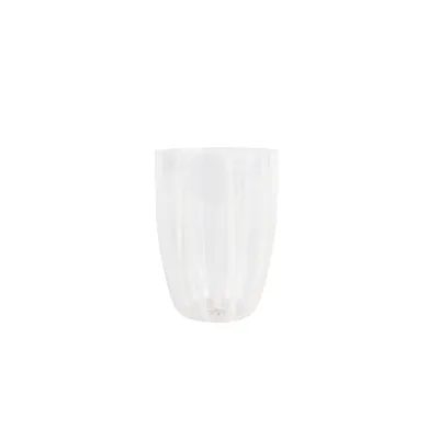 Nuovo Stripe White Tall Tumbler 4.5"H, 16 oz