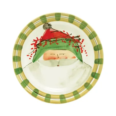 Old St. Nick Green Hat Four-Piece Place Setting 4"-10.75"