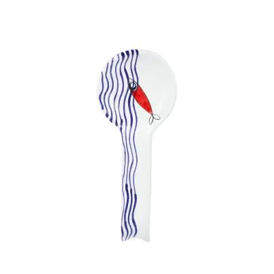 Pesce Pazzo Spoon Rest 10.75"L, 4.5"W