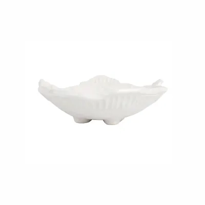 Pietra Natale Figural Santa Medium Bowl 10"L, 9.25"W, 3"H