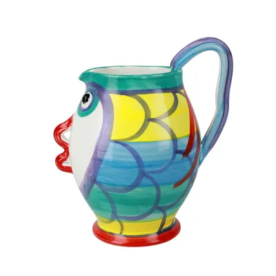 Pesci Colorati Figural Pitcher