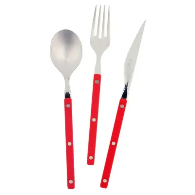 Pastello Red Flatware