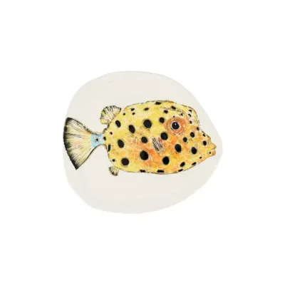 Reef Box Fish Small Round Platter