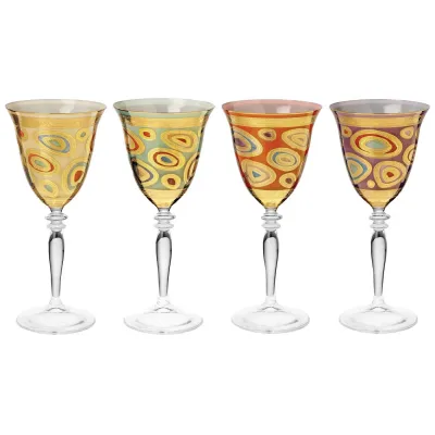 Regalia Assorted Wine Glasses - Set of 4 8.5"H, 9.5 oz