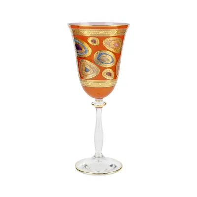 Regalia Orange Wine Glass 8.5"H, 9.5 oz
