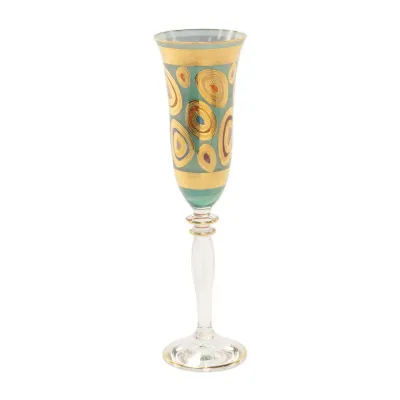 Regalia Aqua Champagne Glass 9.5"H, 4.5 oz