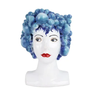 Sicilian Heads Bubbles Head 9.5"L, 9"W, 13"H