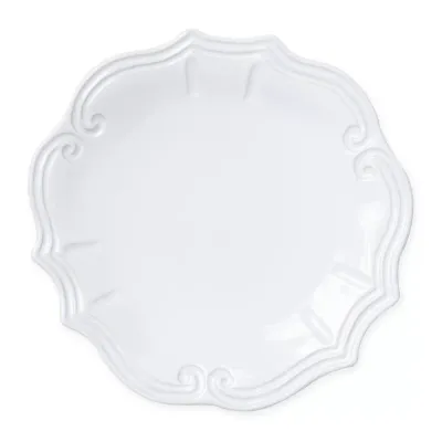 Incanto Stone White Baroque Dinner Plate 11"D