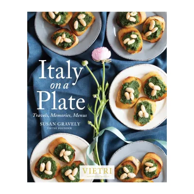 Italy on a Plate: Travels, Memories, Menus 11”L, 9”W