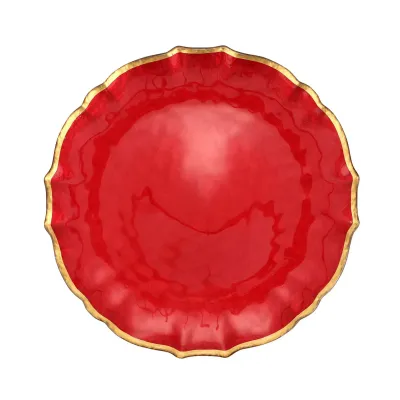Baroque Glass Red Dinnerware