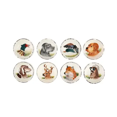 Wildlife Assorted Condiment Bowls Set of 8