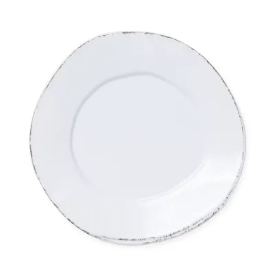 Melamine Lastra White Salad Plate 8.75"D