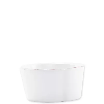 Melamine Lastra White Condiment Bowl 4"D