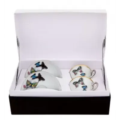 Lacroix - Butterfly Parade Set 2 Coffee Cups and Saucers