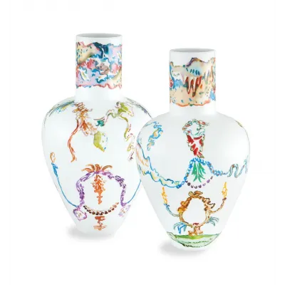 Chinoiseries Set 2 Vases