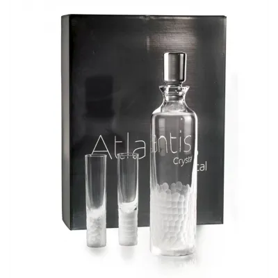 Artic Case With Vodka Decanter And Four Shots