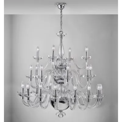 Diamond Chandelier With 3 Levels And 21 Arms (Special Order)