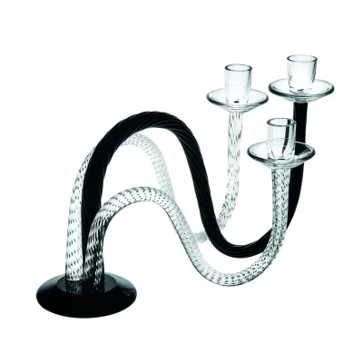Roots Candelabrum With 3 Arms (1 Black)
