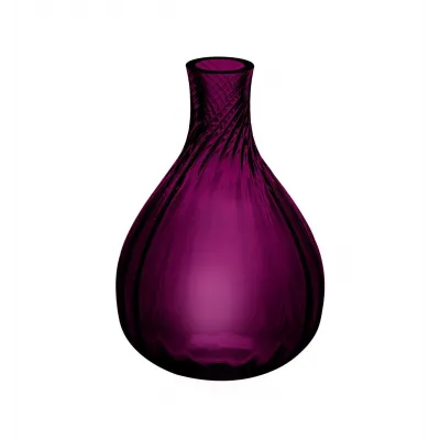 Color Drop Small Bud Vase Amethyst 6.2 H x 4.3 W in