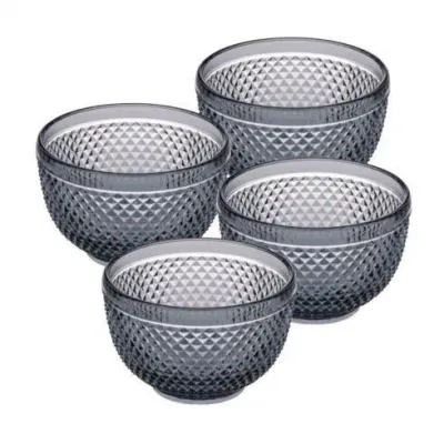 Bicos Grey Small Bowl Grey, Set of 4