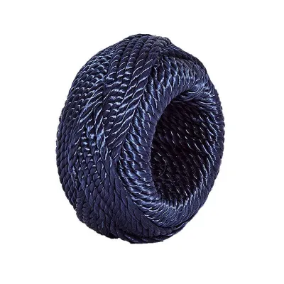 Rope Navy Napkin Ring