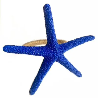 Starfish Blue Napkin Ring
