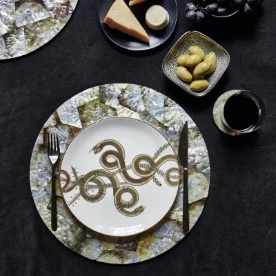 Black Pearl Black Pearl 15" Round Placemat