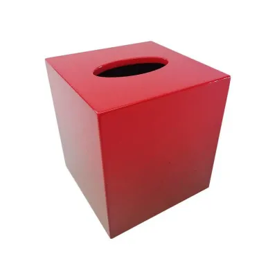 Lacquer Tissue Box Red Ombre