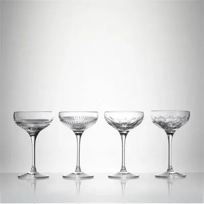 Mixology Mixed Coupe Clear 4 oz Set of 4