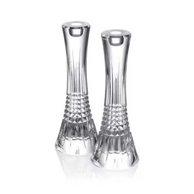 Lismore Diamond Candlestick 10" Set of 2