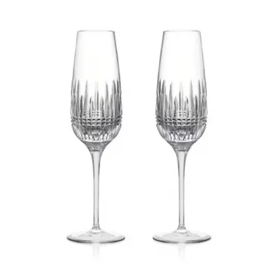 Lismore Diamond Essence Flute 10.5 oz Set of 2