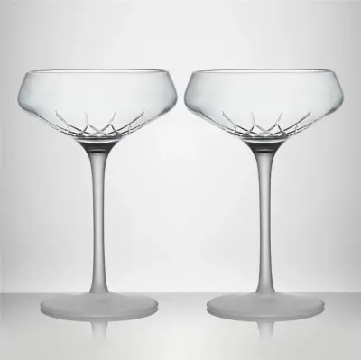 Lismore Arcus Coupe 260ml 8.5floz, Set of 2