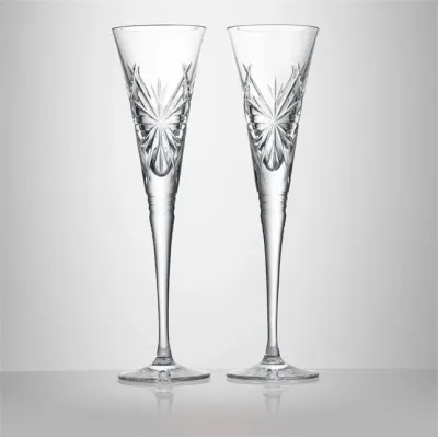 Winter Wonders Snowflakes Flute Set of 2