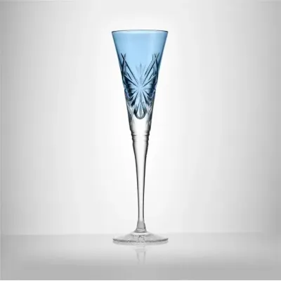 Winter Wonders Icy Blue Snowflakes Flute