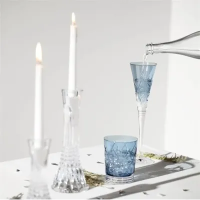 Winter Wonders Icy Blue Snowflakes Double Old Fashioned