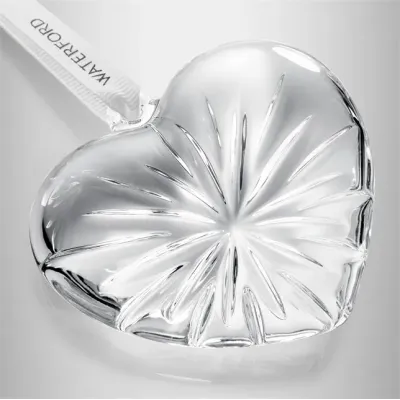 Christmas Crystal Heart Ornament
