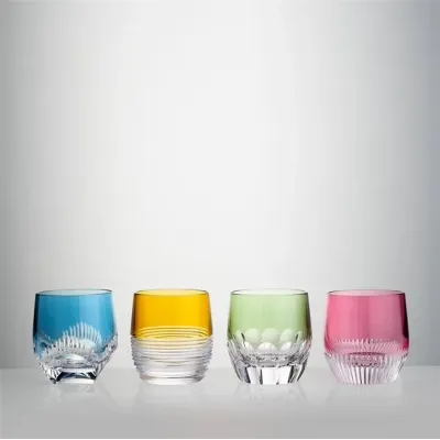 Mixology Color Tumbler 8.5oz Mixed Set of 4