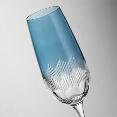 Mixology Color Flute 11oz Mixed Set of 4