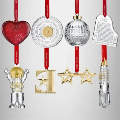 Elton John Ornaments Set of 8