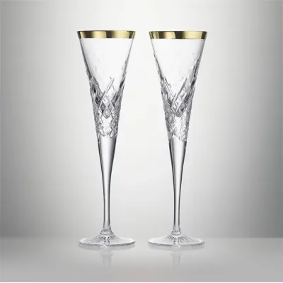 Celebrations Gilded Toasting Flute 4.5oz Set of 2