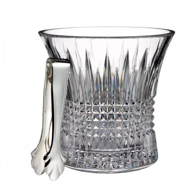 Lismore Diamond Ice Bucket 7.5" (With Tongs)