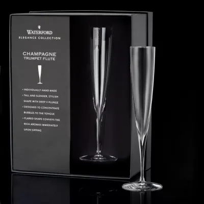 Elegance Champagne Trumpet Flute 5.7 oz Set of 2