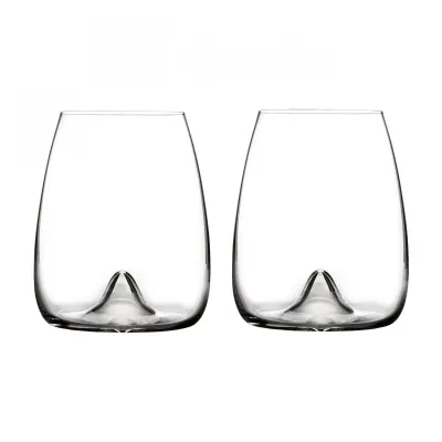 Elegance Stemless Wine 17.6 oz Set of 2