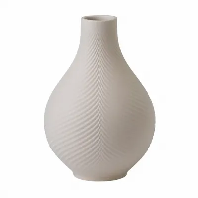 Jasper Folia Bulb Vase Powder Pink 9.1"