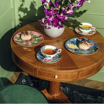 Wonderlust Waterlily Teacup & Saucer 140ml 4.7floz