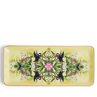 Wonderlust Waterlily Rectangular Tray 18.8cm 6.2in