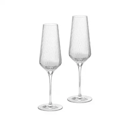 Vera Wang Swirl Flute, Set of 2