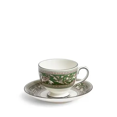 Florentine Verde Teacup Saucer 174ml 5.8floz