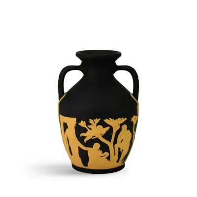 Iconic Portland Black/Cane Vase